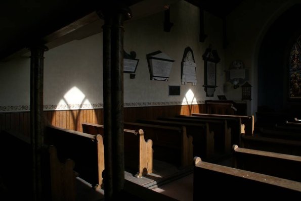 Inside Beaulieu Church of Ireland